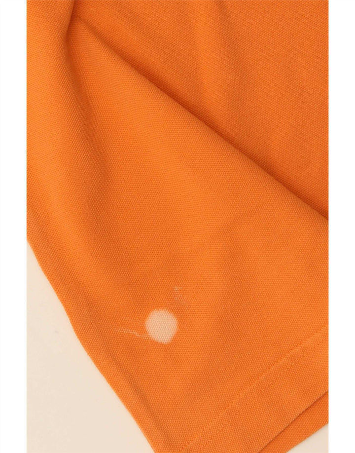 Kappa herre poloshirt Medium orange bomuld