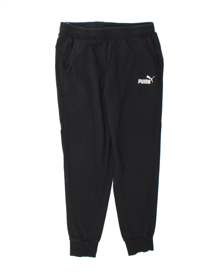 PUMA Mens Tracksuit Trousers Joggers Large Black Cotton Vintage Puma and Second-Hand Puma from Messina Hembry 