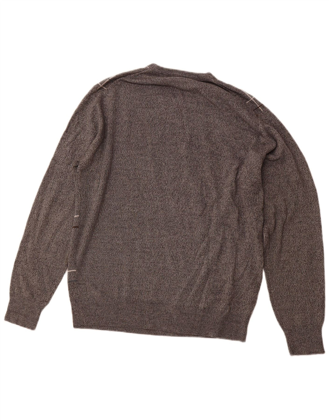 DOCKERS Herre Crew Neck Jumper Sweater Medium Grey Ternet akryl