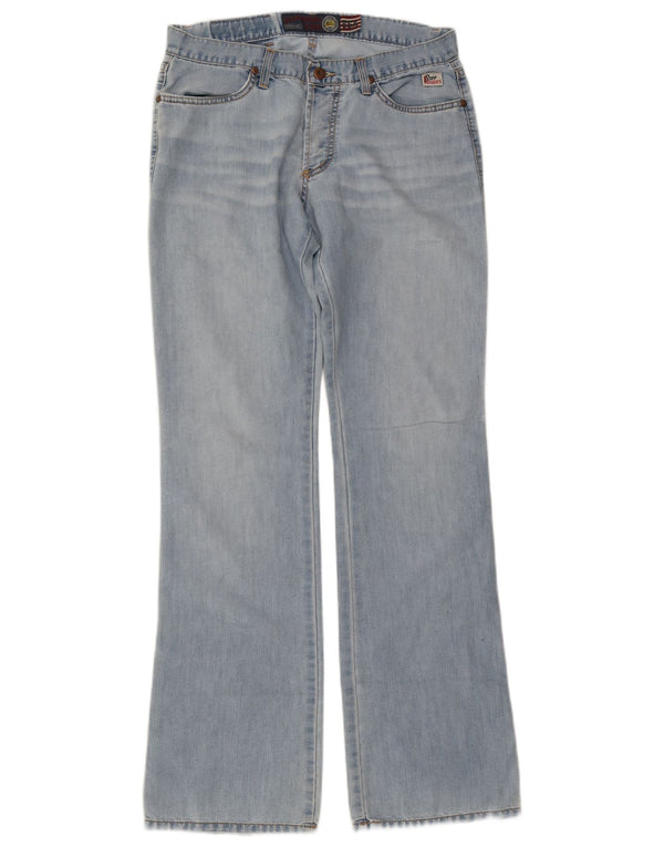 Roy Rogers Dame Seven Bell Bootcut Jeans IT 46 Large W32 L34 Blå Bomuld