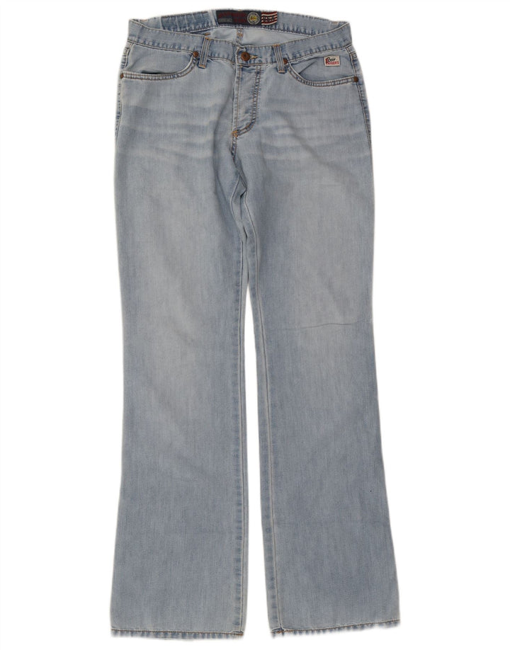 Roy Rogers Dame Seven Bell Bootcut Jeans IT 46 Large W32 L34 Blå Bomuld