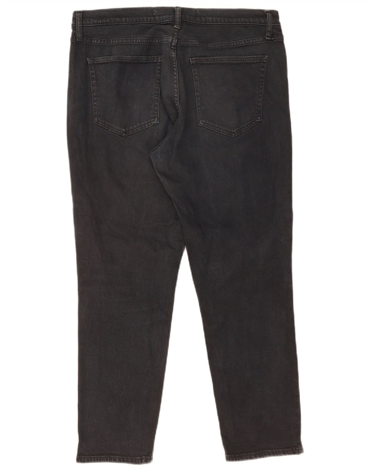 GAP Womens Girlfriend Slim Jeans W31 L27 Sort Bomuld