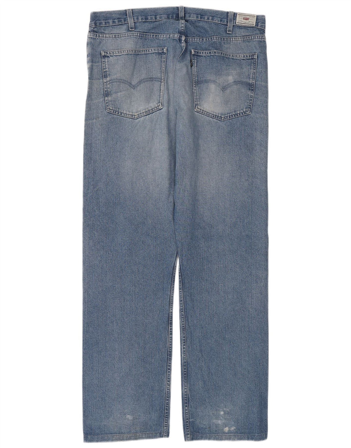 Levi's Straight Jeans til mænd W38 L34 Blå