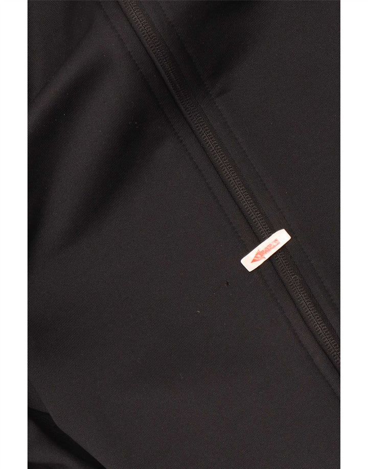 Adidas Hættetrøje med lynlås til mænd 2XL Sort Polyester