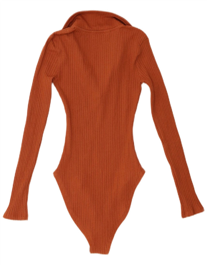 MISS SELFRIDGE Bodysuit til kvinder UK 8 Lille brun bomuld