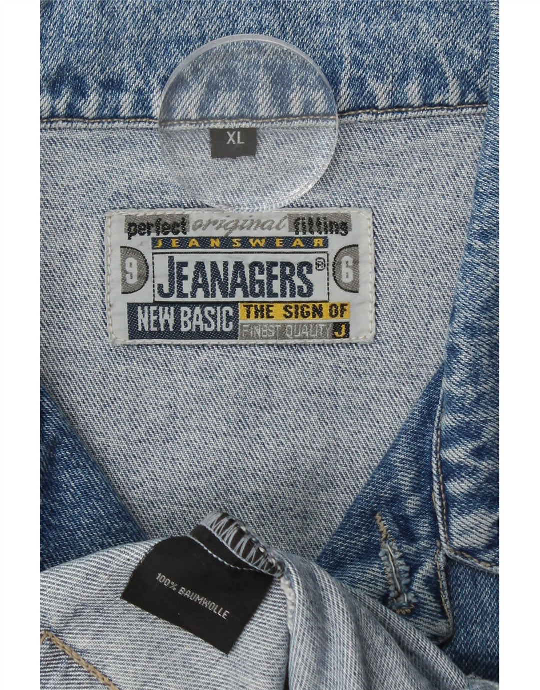 Jeanagers Dame Denim Gilet UK 18 XL Blå Bomuld