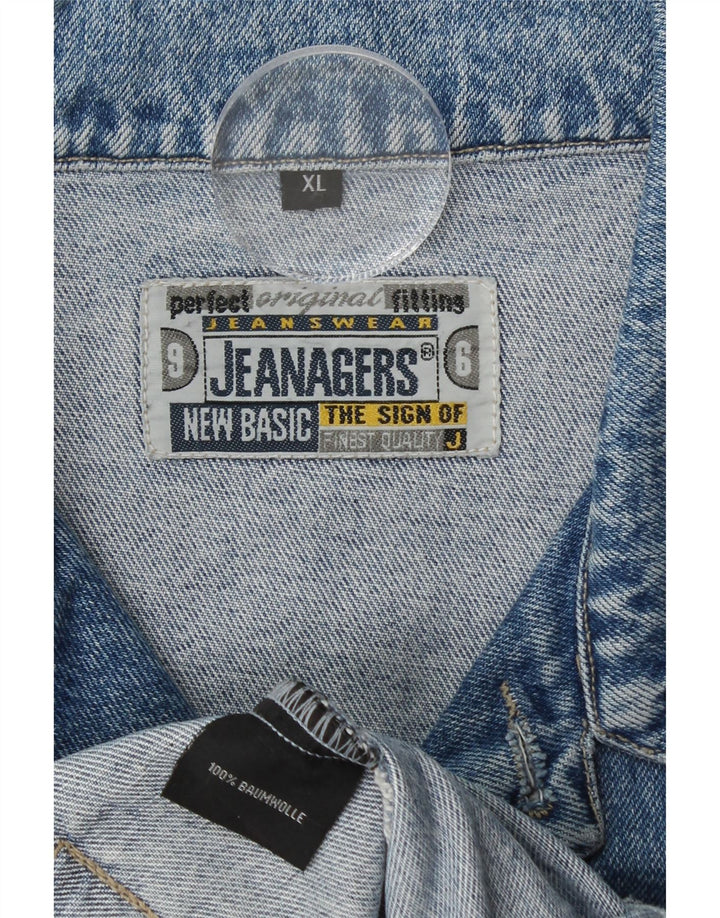 Jeanagers Dame Denim Gilet UK 18 XL Blå Bomuld