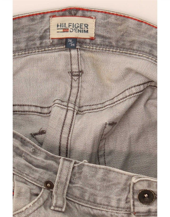 Tommy Hilfiger Herre Slim Jeans W36 L34 Grå