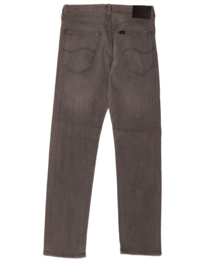 Lee Mens Daren Straight Jeans W31 L32 Grå Bomuld