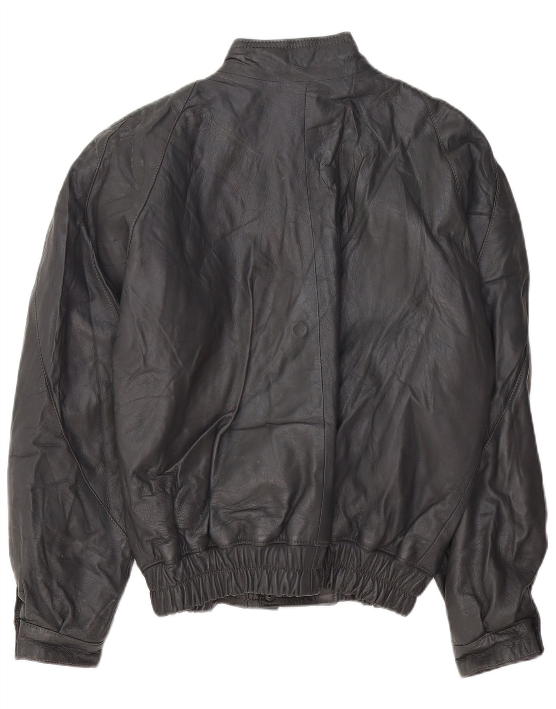 VINTAGE Læderjakke til mænd UK 40 Stort gråt læder