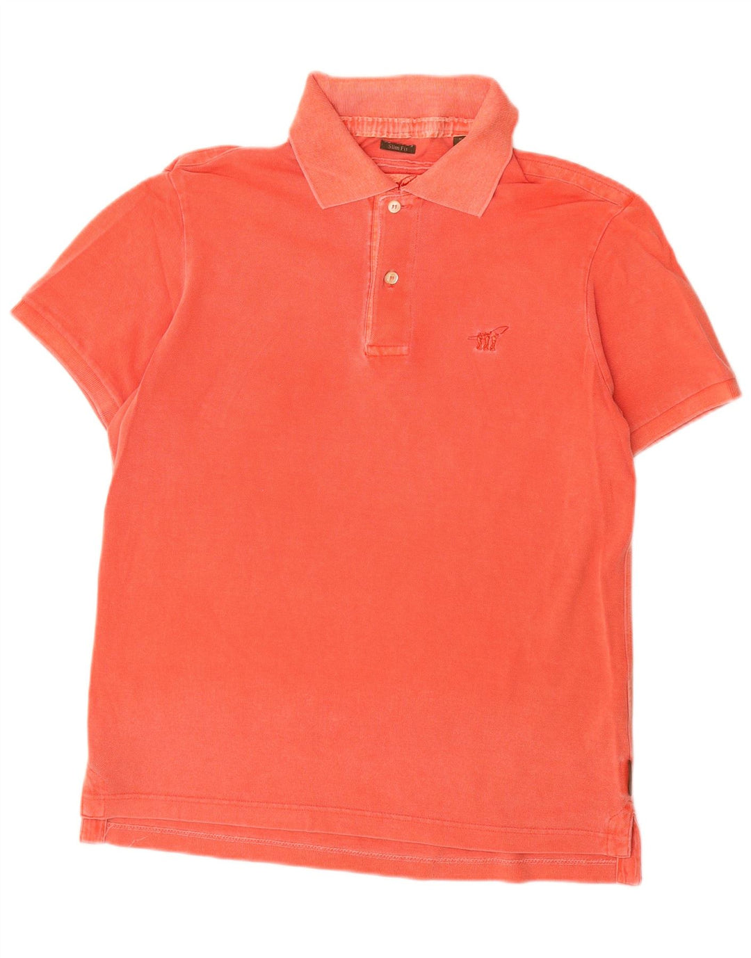 Henry Cottons Herre Slim Fit Polo Shirt Medium Orange Bomuld