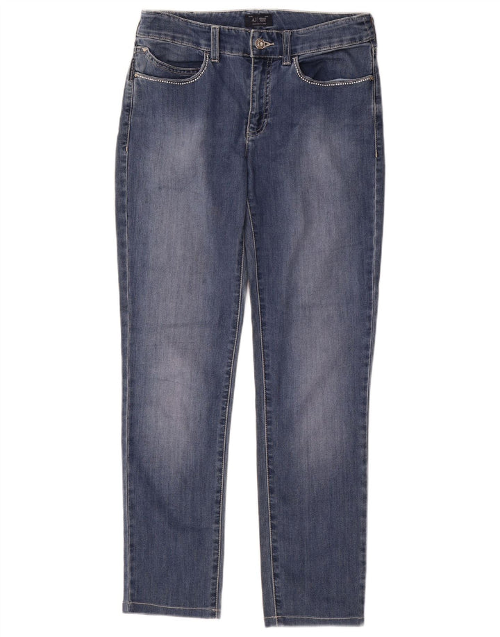 Armani Dame Slim Jeans W28 L28 Marineblå Bomuld
