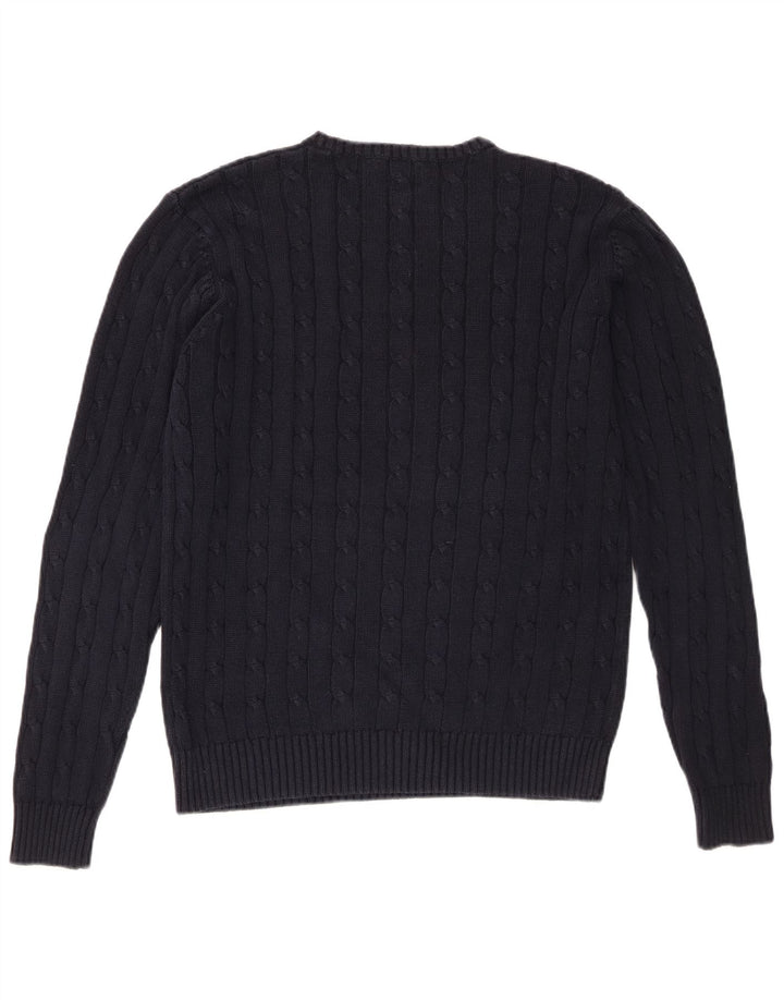 Marks & Spencer Herre Blue Harbor Crew Neck sweater Medium Navy Blue