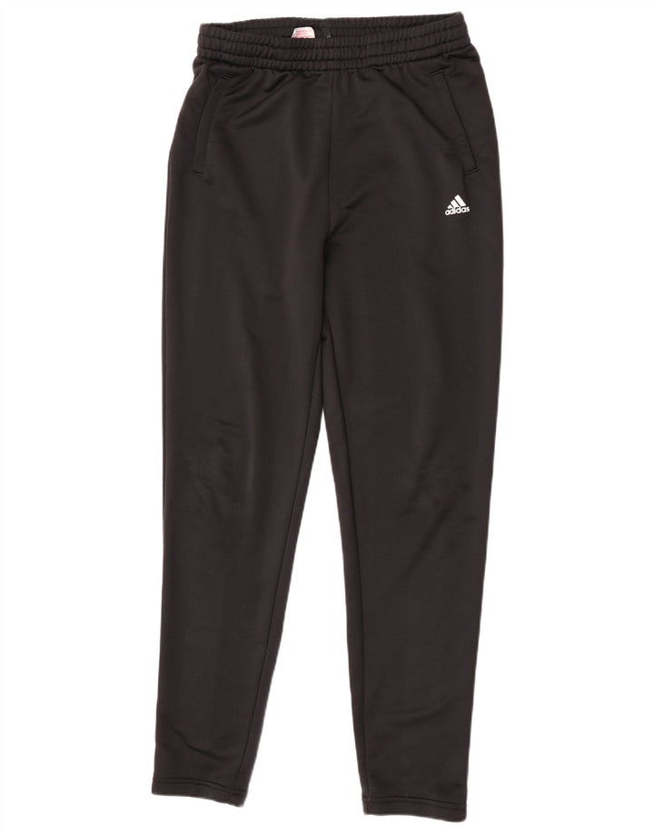 Adidas Drenge Træningsdragt Bukser Joggers 15-16 År Sort Polyester