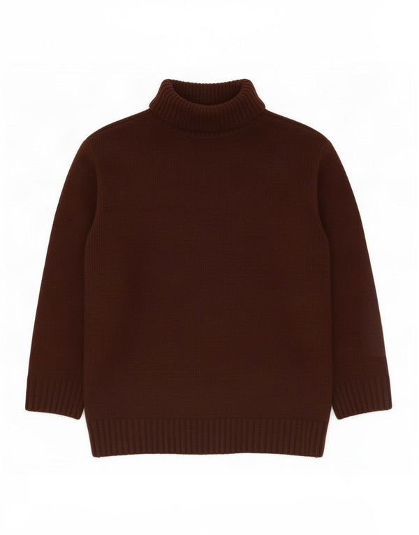 Marks & Spencer Womens Roll Neck Jumper Sweater UK 14 Medium Burgundy