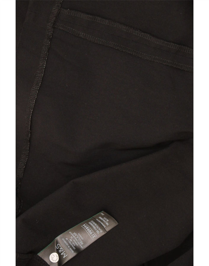 Marks & Spencer Dame Stropløs Kjole UK 18 XL Sort Viscose
