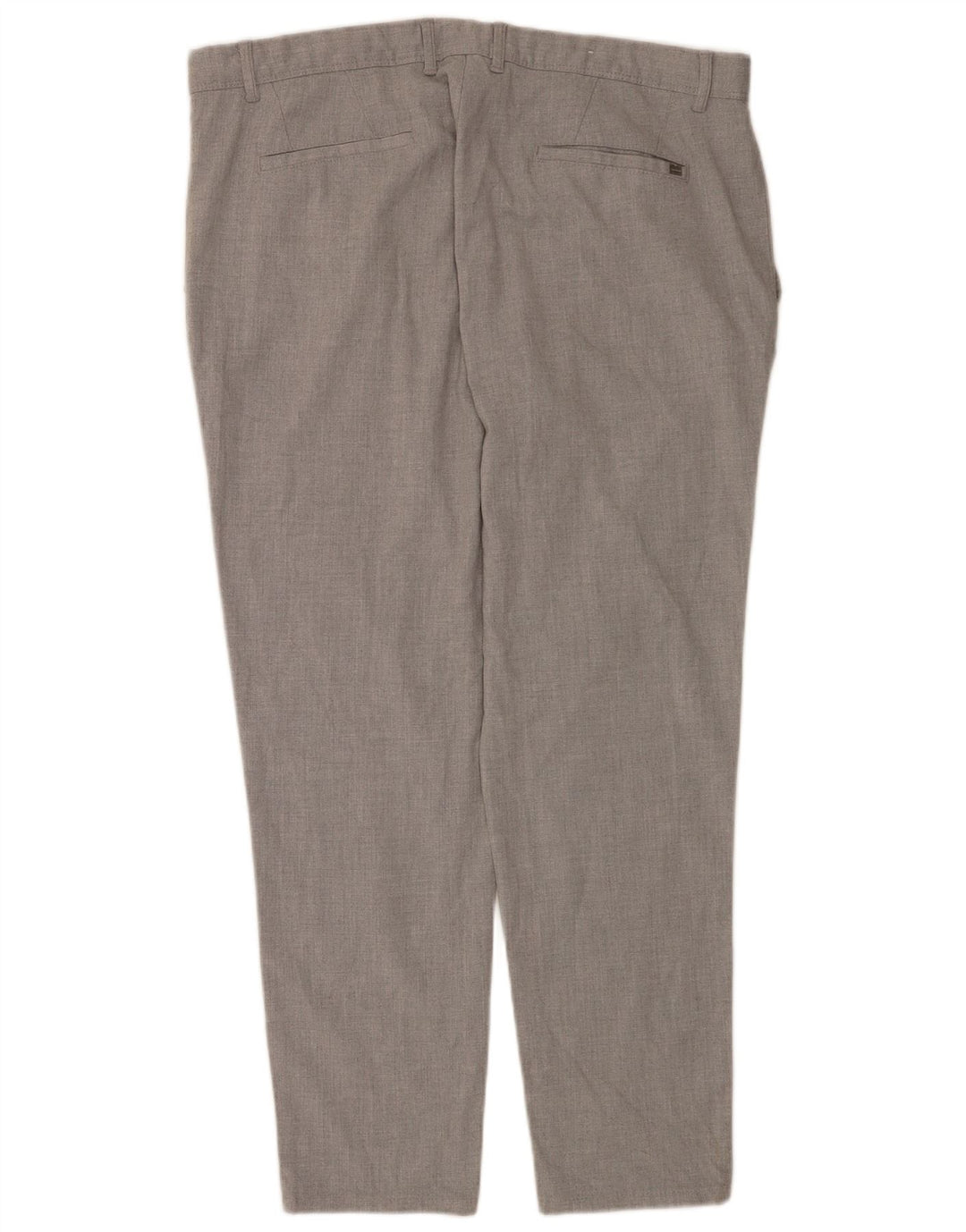 Zara Herre Slim Chino Bukser EU 48 XL W38 L29 Grå Polyester