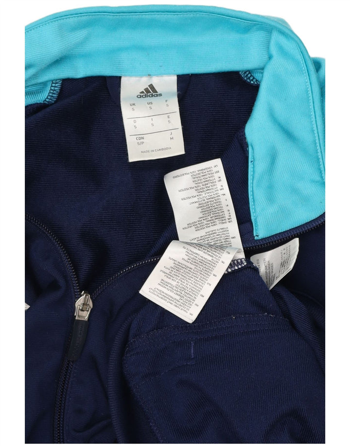 ADIDAS Træningsdragt til mænd, topjakke, lille marineblå colourblock polyester