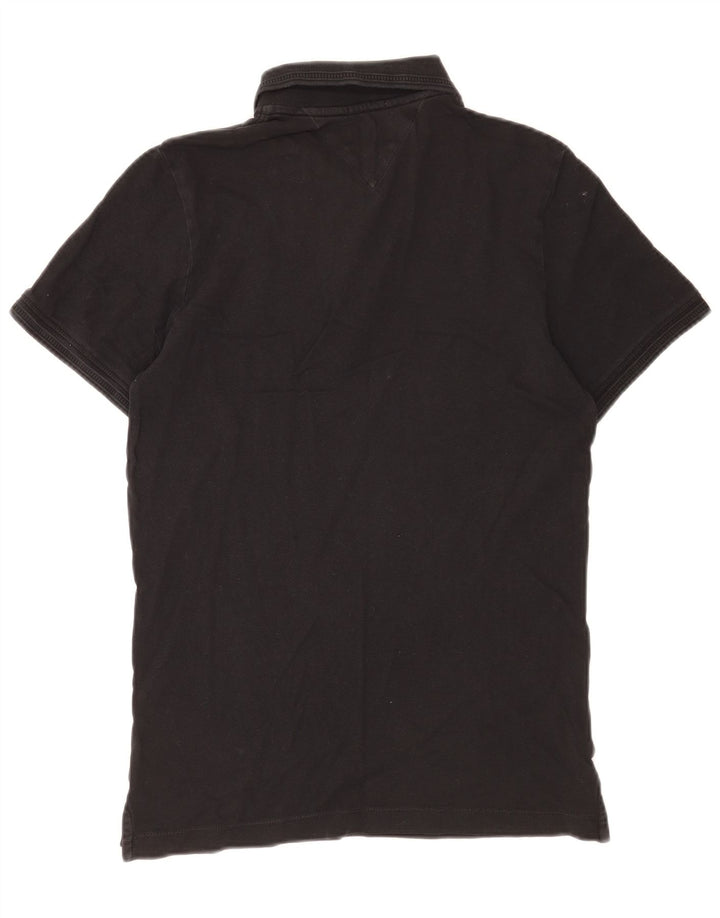 Tommy Hilfiger Herre Slim Fit Polo Shirt Lille Sort