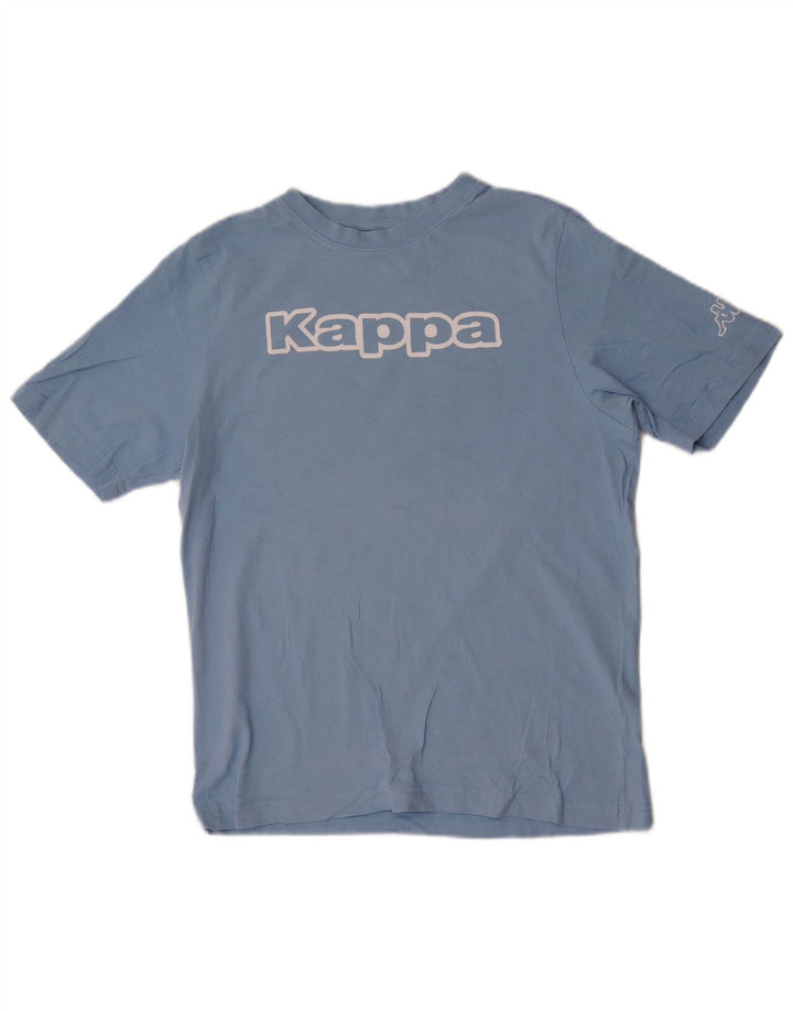 Kappa Herre grafisk T-shirt Top Lille Blå