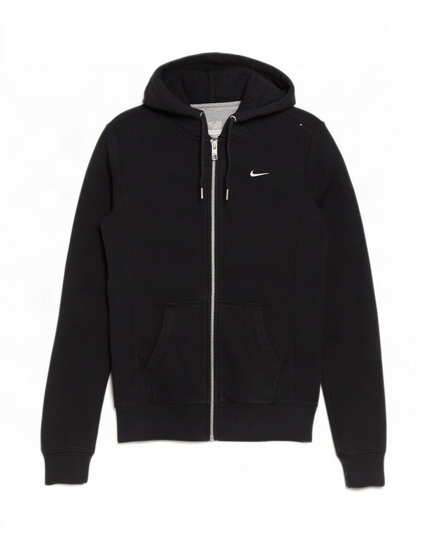 Nike Dame Oversized hættetrøje Sweater UK 6 XS Sort bomuld