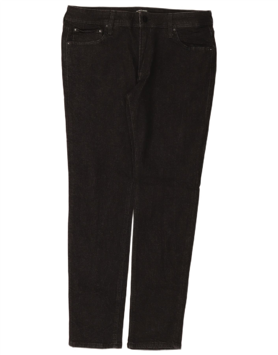 Jack & Jones Herre Slim Jeans W36 L32 Sort Bomuld