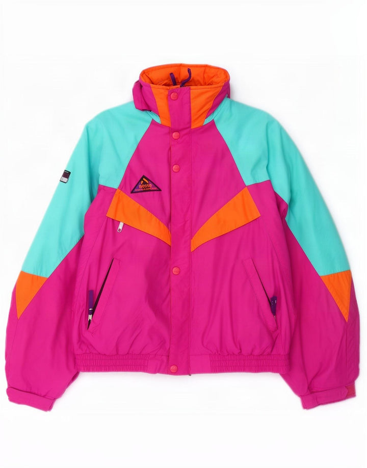 Aesse Herre Loose Fit Skijakke UK 36 Lille Pink Colourblock Polyamid