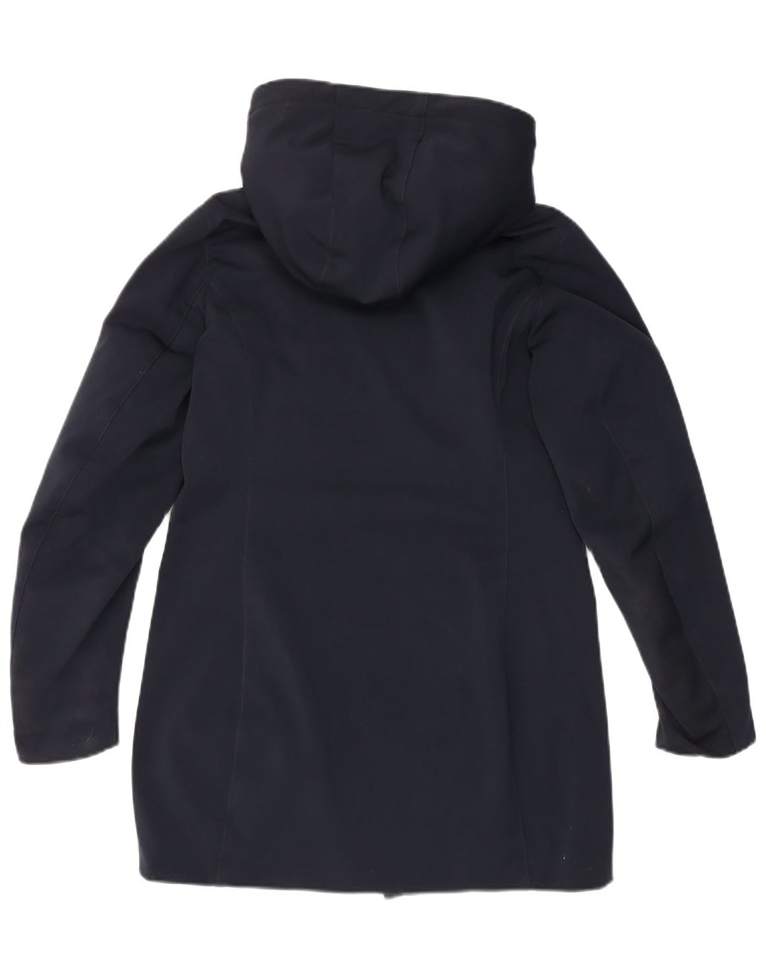 Ciesse Piumini Dame Hætte Polstret Frakke UK 14 Medium Navy Blue