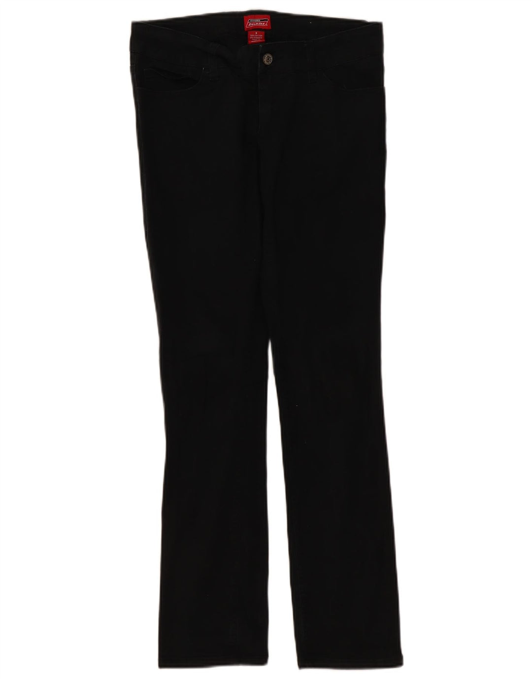 Dickies Dame Slim Jeans US 9 Medium W30 L30 Sort Bomuld