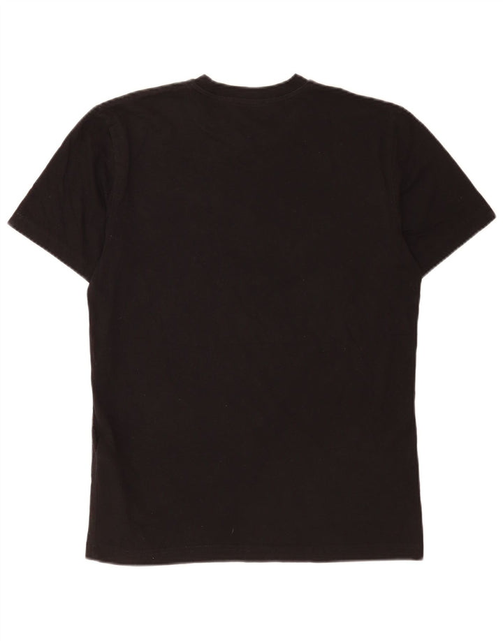 Diesel Herre grafisk T-shirt Top Lille sort bomuld