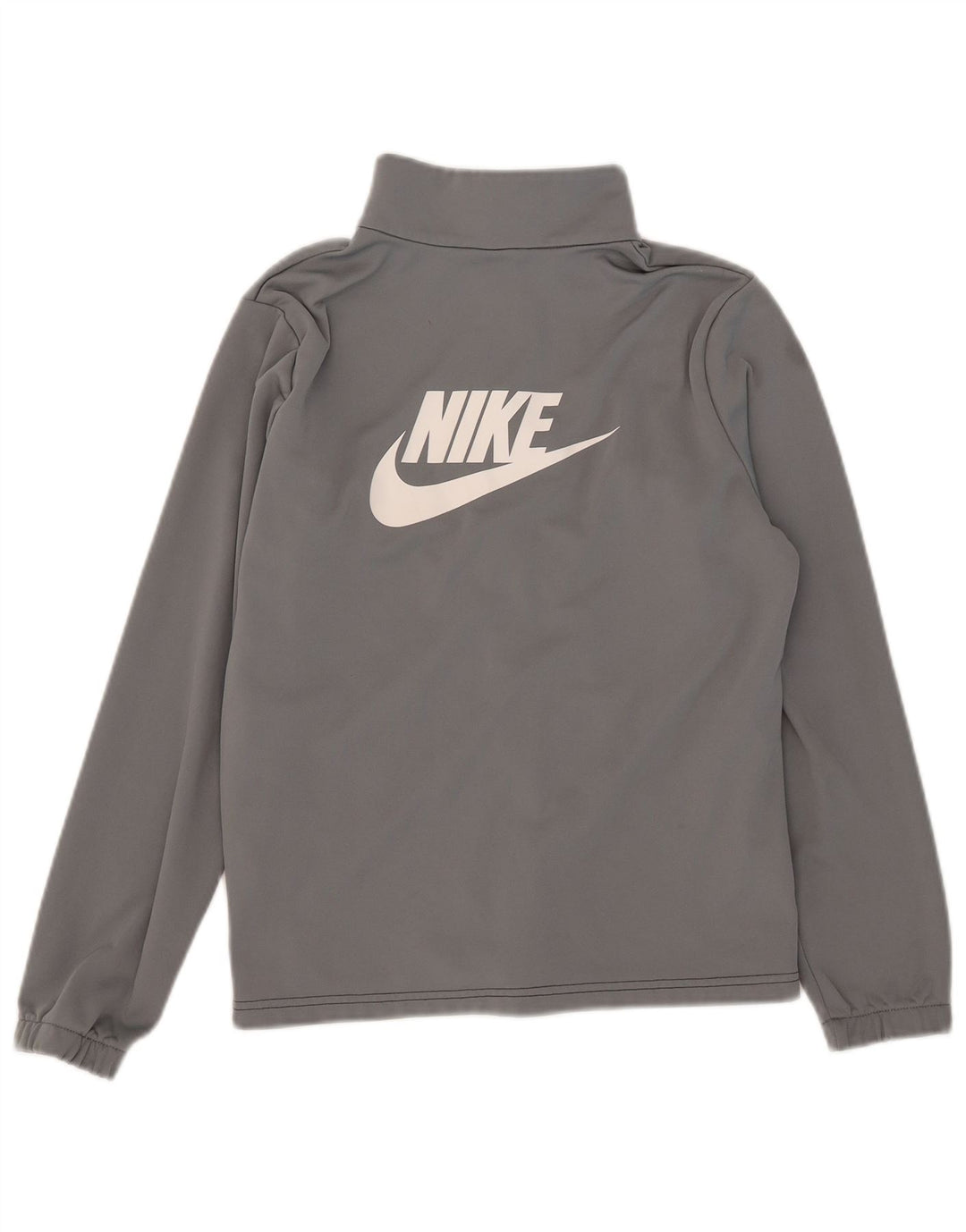 Nike drenge grafisk træningsdragt topjakke 13-14 år XL grå farveblok