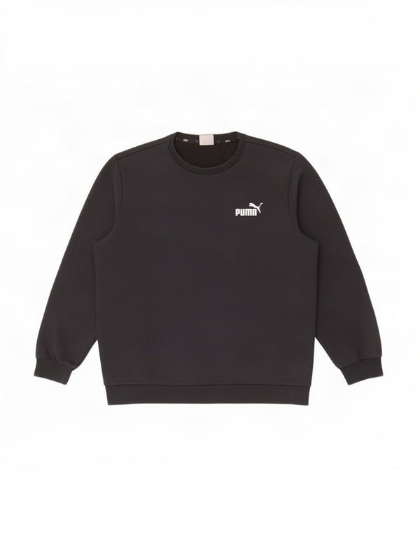 Puma Herre Sweatshirt Jumper Stor Sort Bomuld