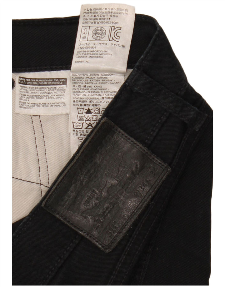 Levi's Herre 511 Slim Jeans W34 L34 Sort Bomuld