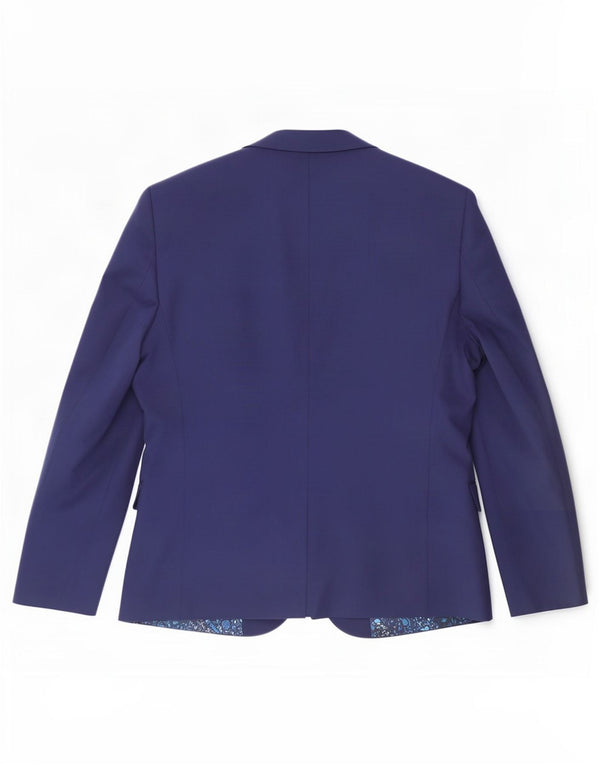 Marks & Spencer Herre 1-knap blazerjakke UK 42 Stor marineblå polyester