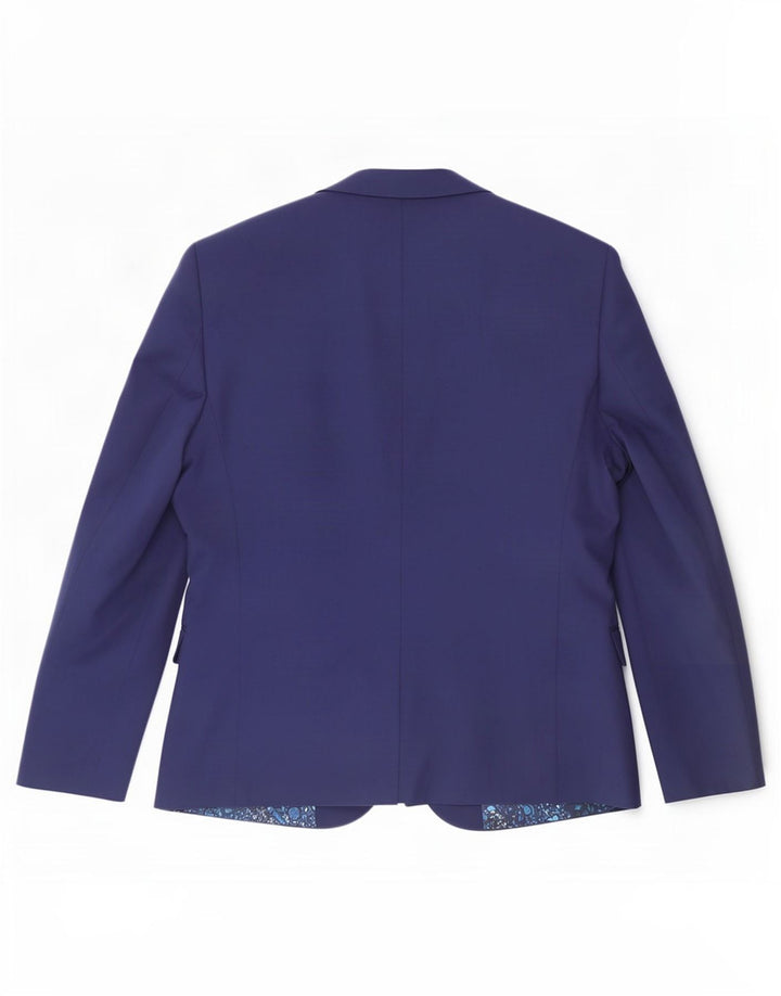 Marks & Spencer Herre 1-knap blazerjakke UK 42 Stor marineblå polyester