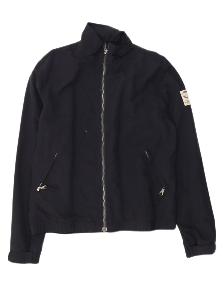 Murphy & Nye Herre Bomber Jacket UK 40 Large Navy Blue Polyester