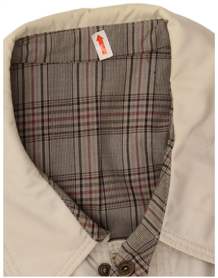 FACIBA Mens Reversible Jacket IT 50 Large Grey Polyester