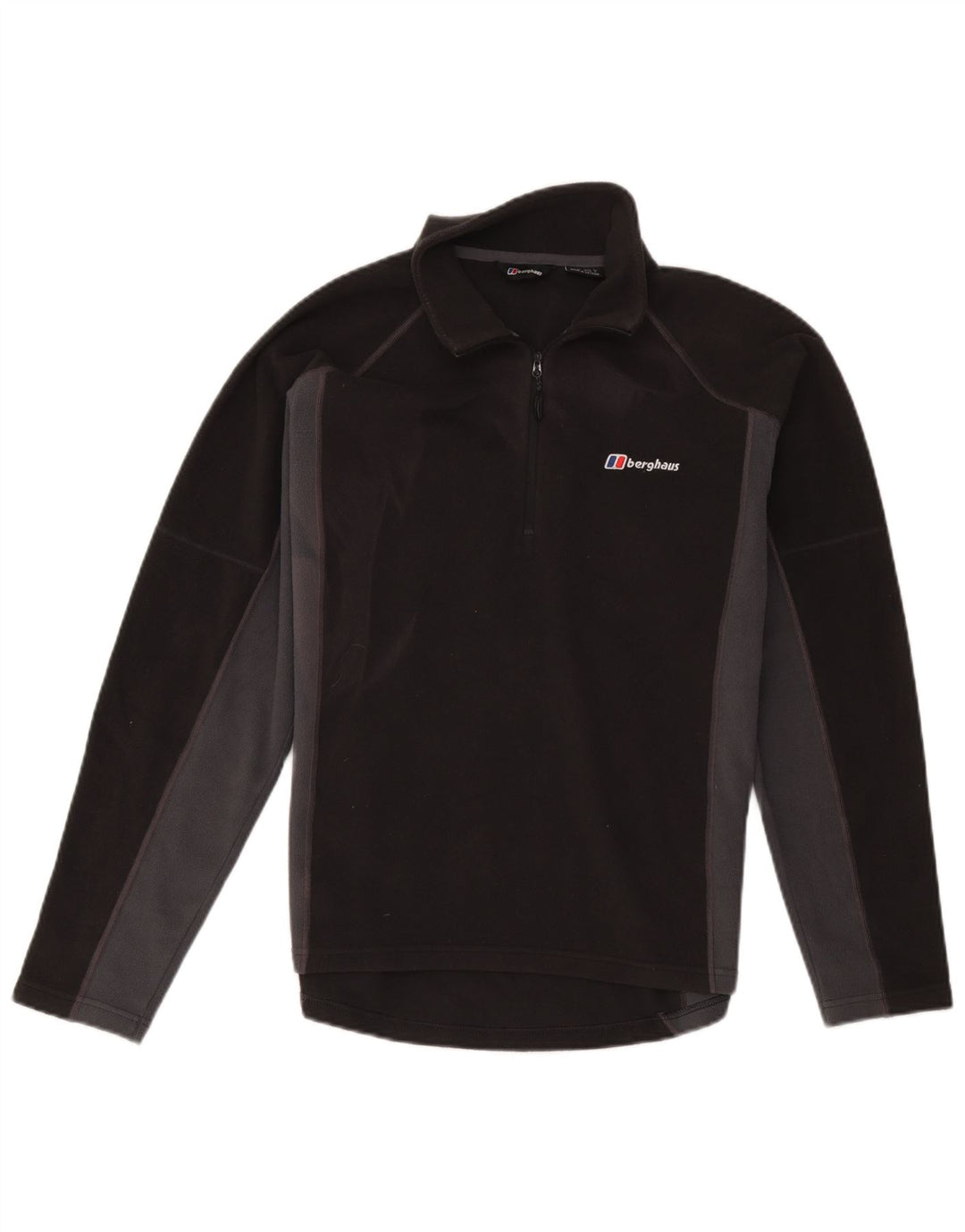 Berghaus Fleece Jumper med lynlås til mænd Medium Sort Colourblock
