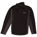 Berghaus Fleece Jumper med lynlås til mænd Medium Sort Colourblock
