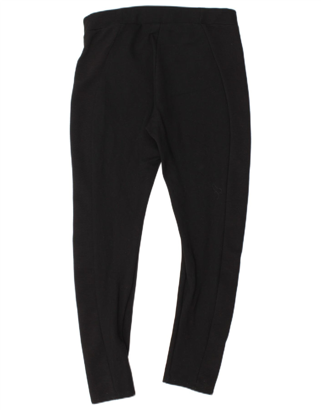 Zara Womens Leggings UK 14 Large Black Viscose