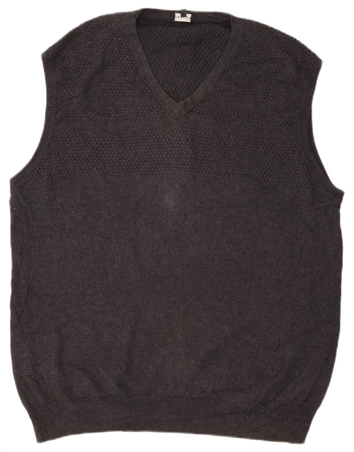 JAEGER Vest Tank Top Stor Grå Bomuld