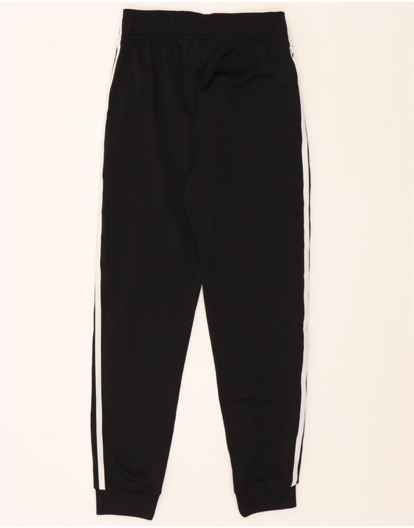 Adidas Boys Tracksuit Trousers Joggers 11-12 Years Black Polyester