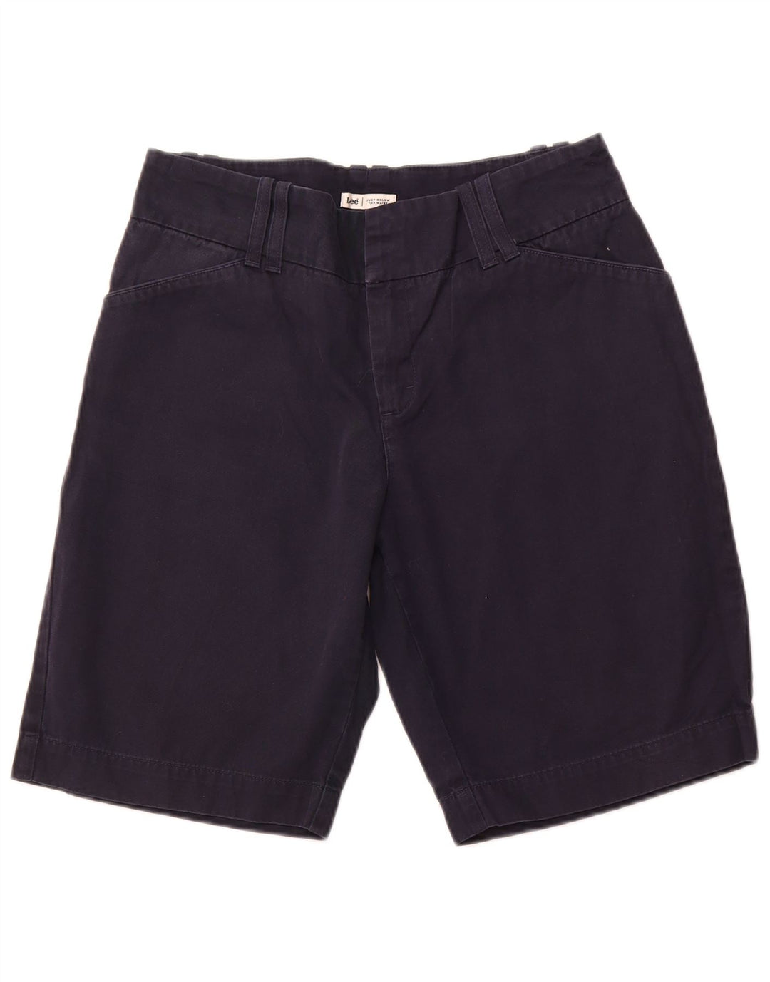 LEE Casual Shorts til kvinder US 12 Large W30 Marineblå Bomuld