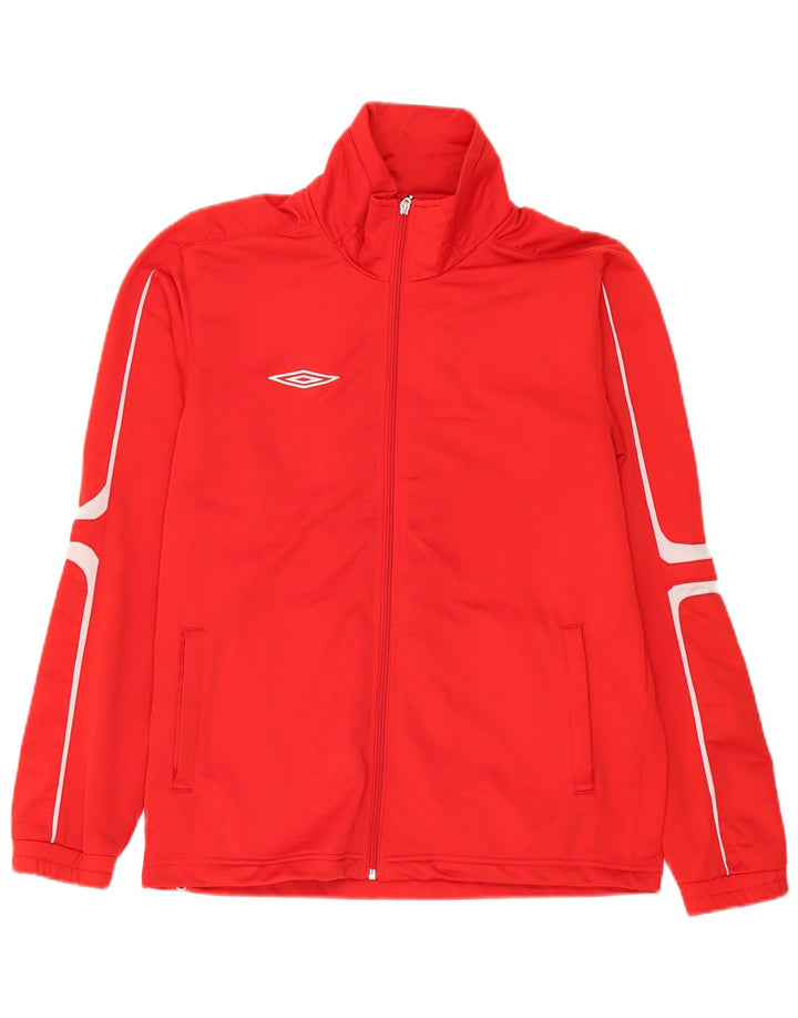 Umbro Herre træningsdragt Topjakke Medium Rød Colourblock Polyester Sports