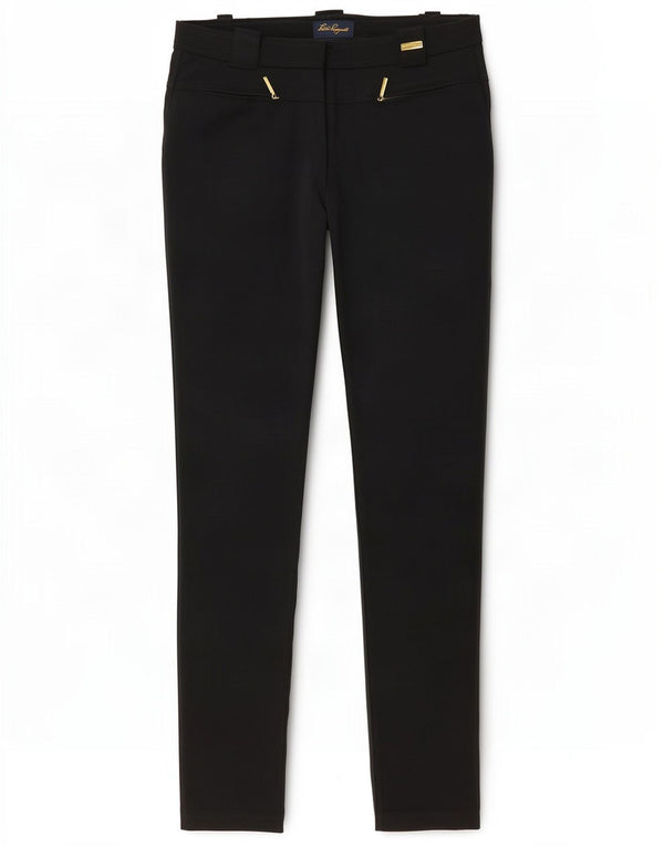 Luisa Spagnoli Dame Skinny Casual Bukser IT 44 Medium W30 L31 Sort