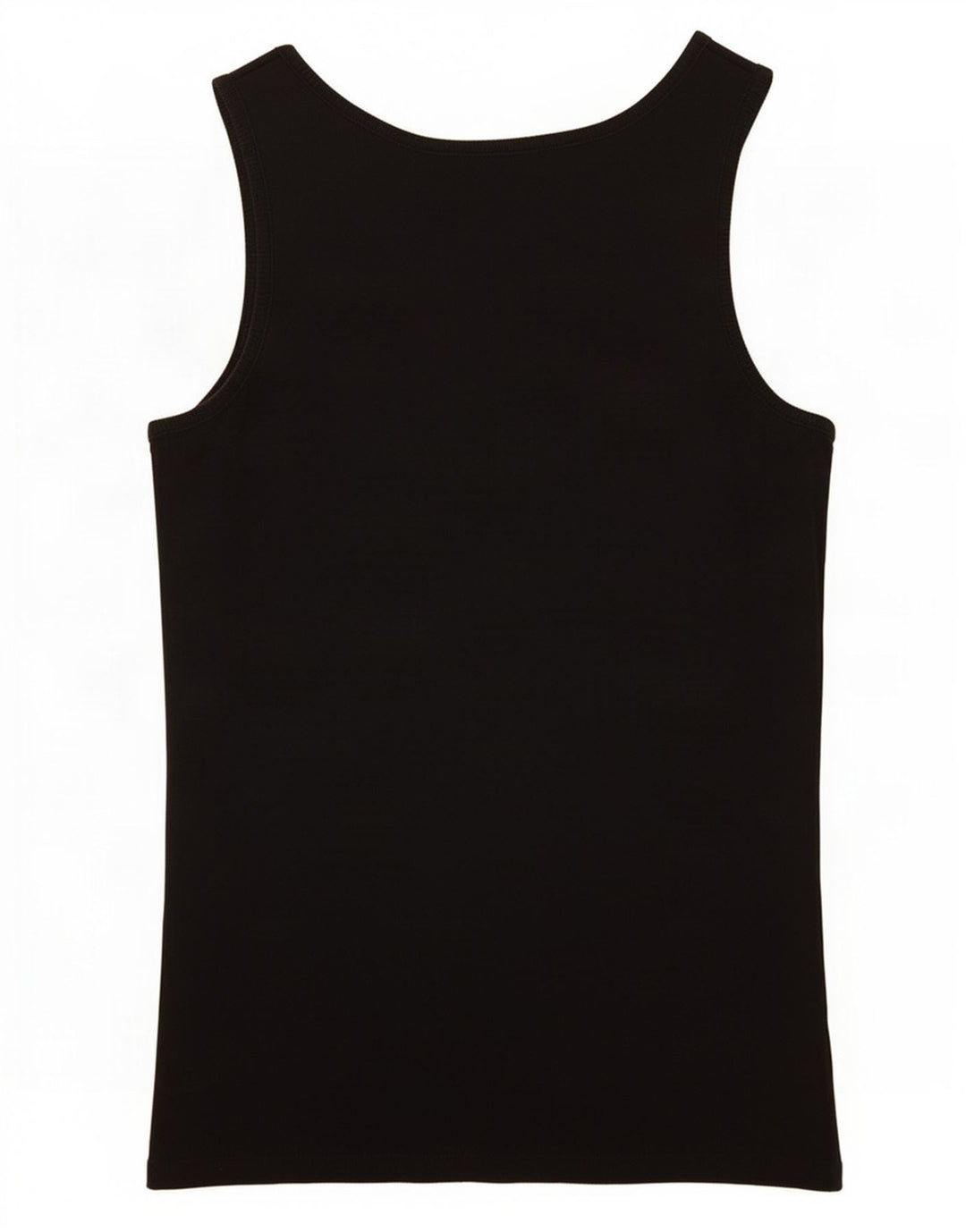 Guess Kvinders Grafisk Vest Top UK 12 Medium Sort Bomuld