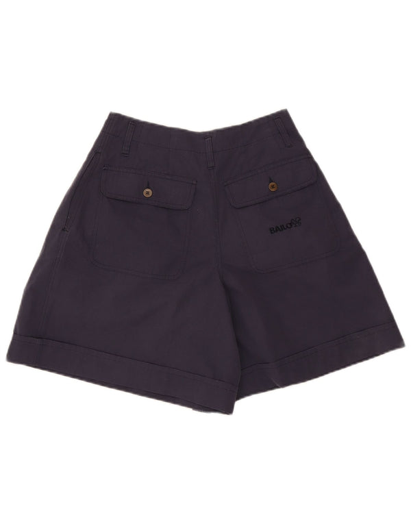Bailo Womens Pegged Chino Shorts IT 42 Medium W26 Marineblå Bomuld