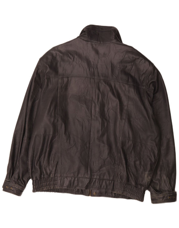 Gazelli Herre Læderjakke UK 44 2XL Sort