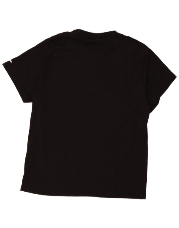Columbia Herre grafisk T-shirt top 2XL sort bomuld