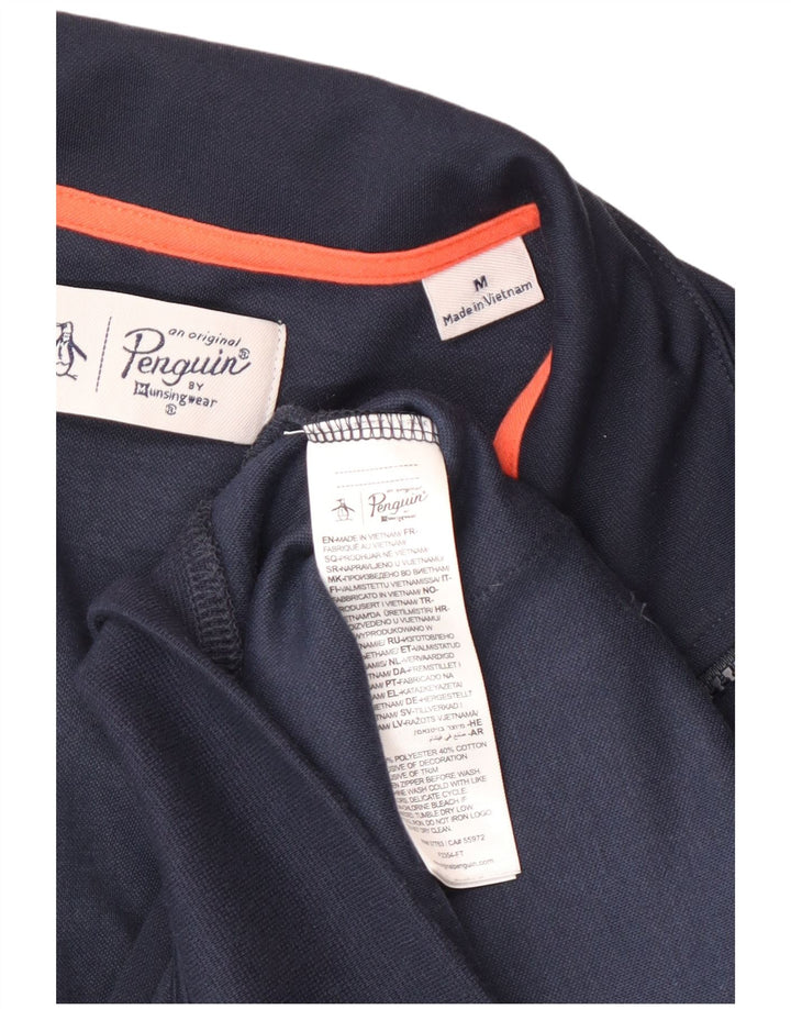 Penguin Herre træningsdragt Topjakke Medium Marineblå Colourblock Sports